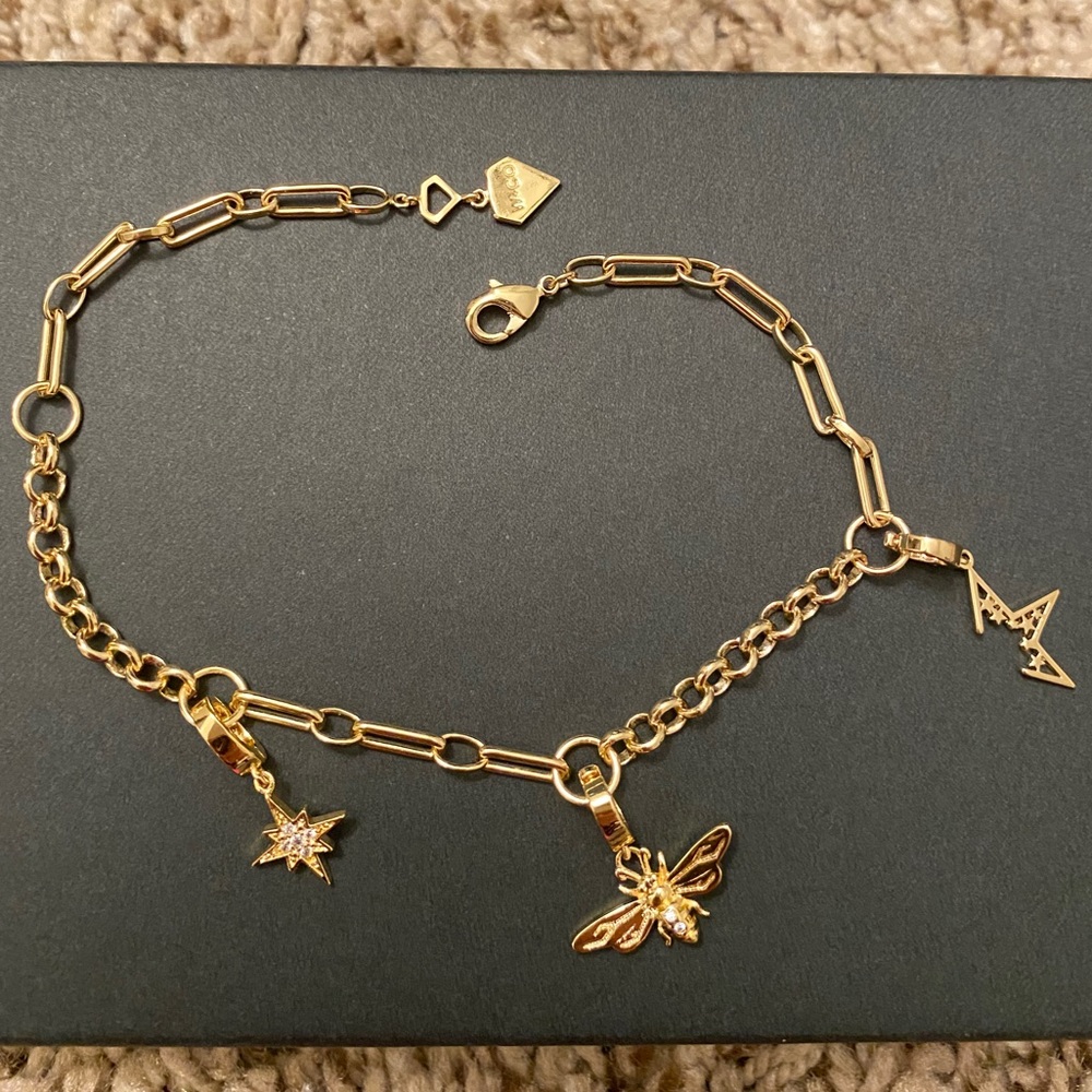 Wanderlust + Co charm bracelet